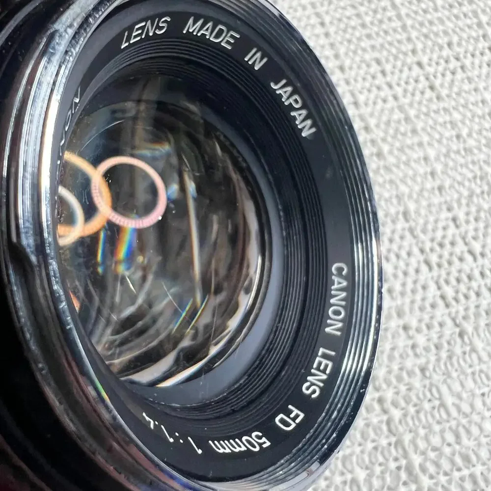 Canon‎ FD 50mm f/1.4 Lens Made in Japan Vintage Manual Focus Canon FD Mount